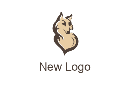 abstract foxy logo