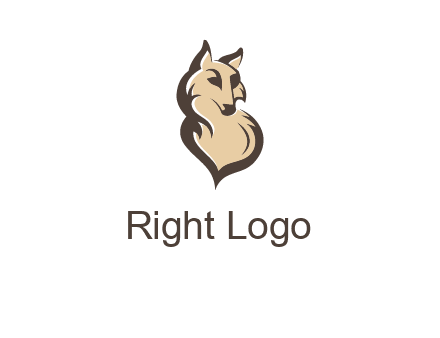 abstract foxy logo
