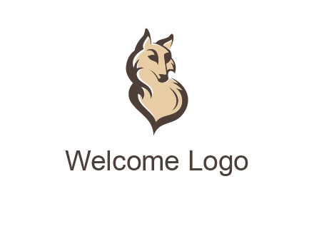 abstract foxy logo