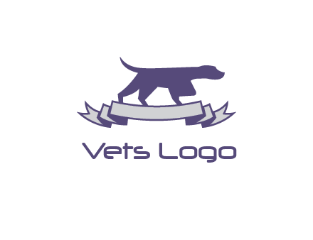 dog pointing logo