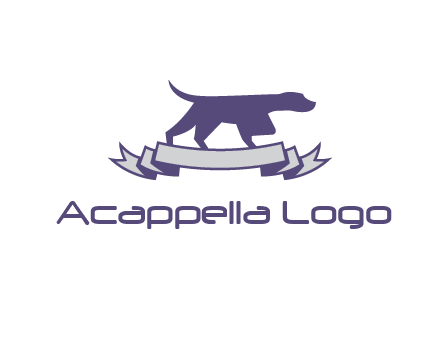 dog pointing logo