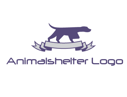 dog pointing logo