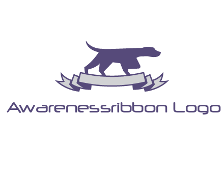 dog pointing logo