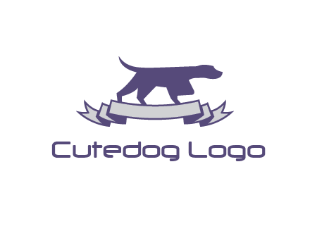 dog pointing logo