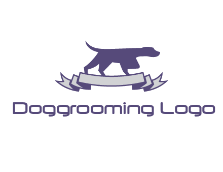 dog pointing logo