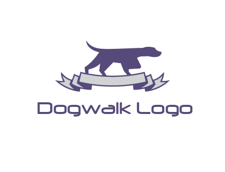 dog pointing logo