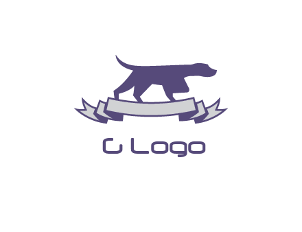 dog pointing logo