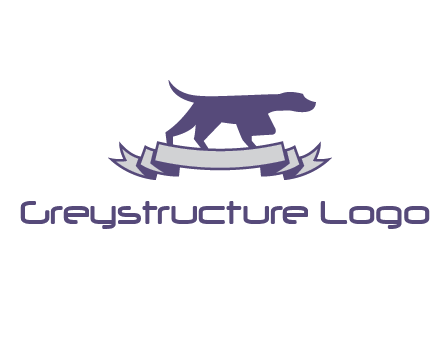 dog pointing logo