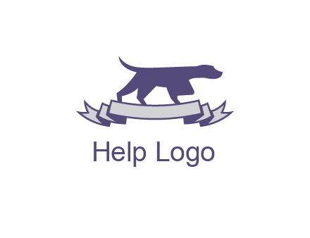 dog pointing logo