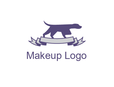 dog pointing logo