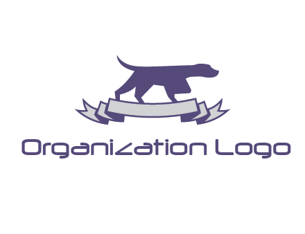 dog pointing logo