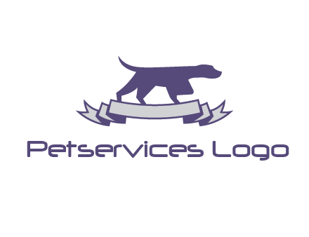 dog pointing logo