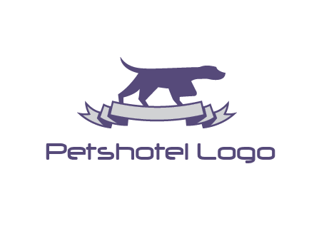 dog pointing logo