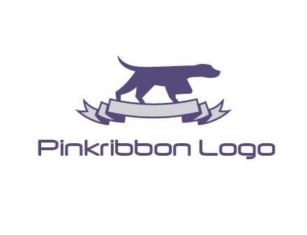 dog pointing logo