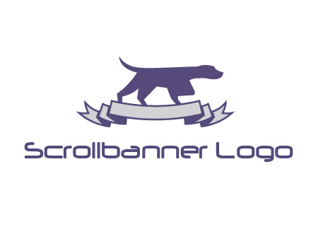 dog pointing logo