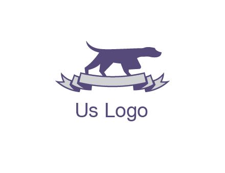 dog pointing logo