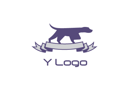 dog pointing logo