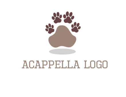 paw prints logo