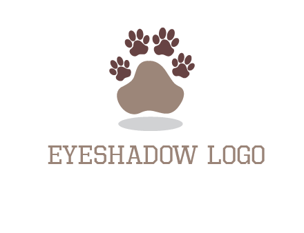 paw prints logo