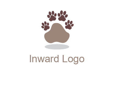 paw prints logo