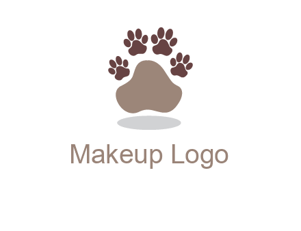 paw prints logo