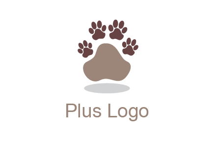 paw prints logo