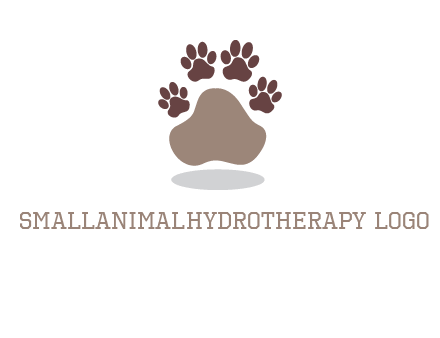 paw prints logo