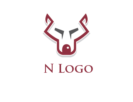 wolf face outline logo