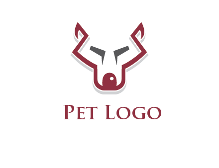 wolf face outline logo