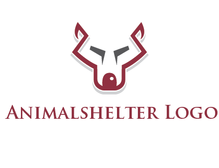 wolf face outline logo