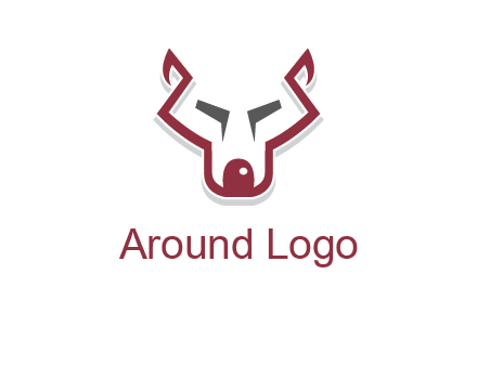 wolf face outline logo