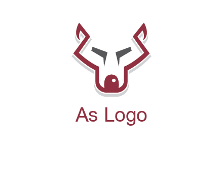 wolf face outline logo