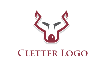 wolf face outline logo