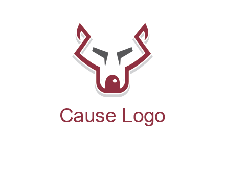 wolf face outline logo