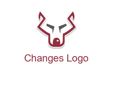 wolf face outline logo