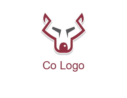 wolf face outline logo