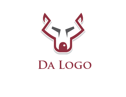wolf face outline logo