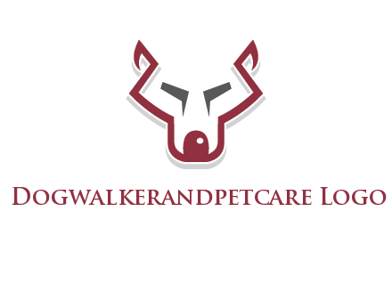 wolf face outline logo