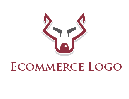 wolf face outline logo