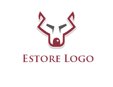 wolf face outline logo
