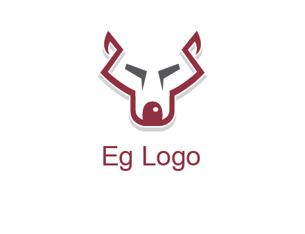 wolf face outline logo