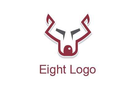 wolf face outline logo