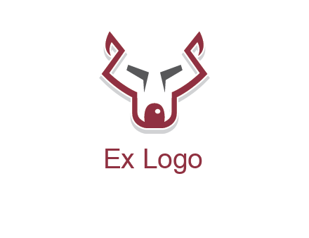 wolf face outline logo