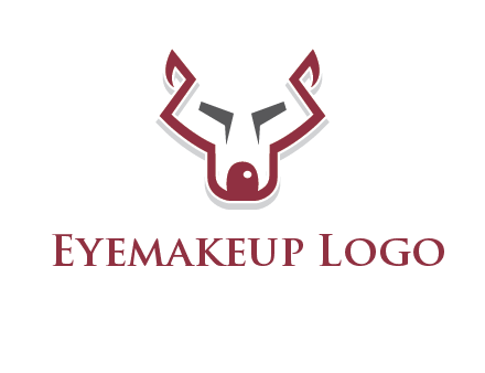 wolf face outline logo