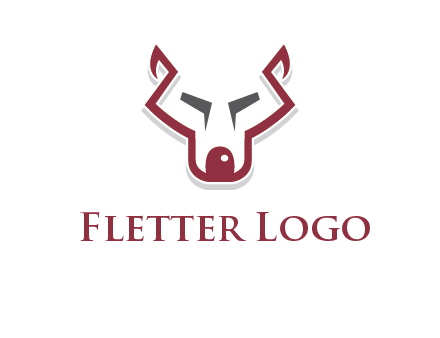 wolf face outline logo
