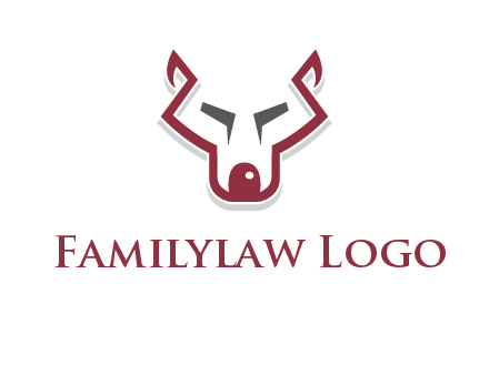wolf face outline logo