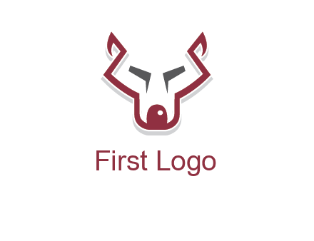 wolf face outline logo