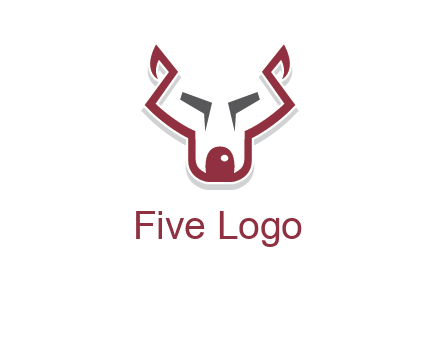 wolf face outline logo