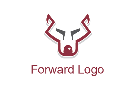 wolf face outline logo