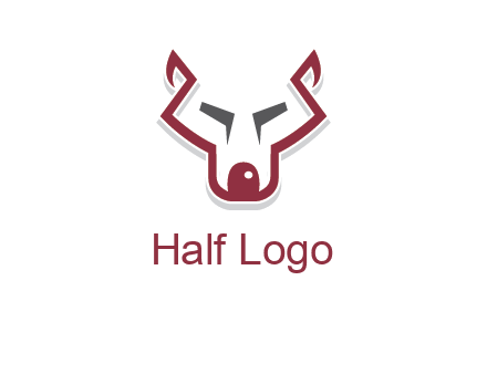 wolf face outline logo